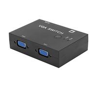 Divisor VGa 2 en 1 Salida, 2 PC a 1 Monitor Caja de Interruptores VGa Accesorio de Computadora Conmutador de 2 Puertos Accesorios de Pantalla HD para Conmutador de Host