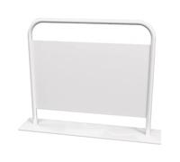 Divisores de alta resistencia para exteriores para comedores, soporte de letrero de metal de doble cara y panel decorativo de jardín, patio y porche (120 x 25 x 80 cm)