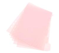 Divisores de archivos, 6 unidades, A5, de polipropileno de colores, pestañas de índice para cuaderno, diario informe