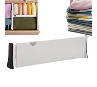 Divisores de cajones,Divisores de tocador acolchados de espuma Separador ajustable | Elementos esenciales para la organización de cajones para baño, guardarropa, cocina, dormitorio, sala de estudio
