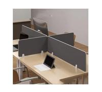 Divisores de escritorio ajustables grises, panel de división de oficina de 30 x 100 cm, mejora la privacidad y crea zonas de trabajo, ideal para el hogar y la oficina, solución eficiente de espacio de