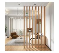 Divisores de habitación ajustables de piso a techo, con listones de madera de 9 raíces, elegantes paneles de privacidad de 195 cm / 76.7in, separadores para decoración moderna del hogar