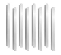 Divisores de mesa de vapor - 8 piezas de metal de 12 pulgadas de largo, barras divisoras de alimentos, accesorios comerciales de servicio de alimentos para bufé, boda, escuela, cafeterías, hospitales