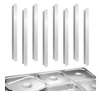 Divisores de mesa de vapor, divisor de acero inoxidable para sartenes de hotel, accesorios de servicio de alimentos, varillas largas para chef, vendedores, comedor, personal, refrigerador, bufé