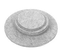 Divisores de platos de fieltro, almohadillas separadoras sartenes fieltro suave reutilizables, utensilios cocina, utensilios para hornear, protectores apilables ollas y platos para (48 Uds.)