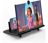 Divons Amplificador Pantalla móvil, 20 Pulgadas HD Pantalla Aumento movil, para Todos los Smartphones, antiluz Azul, Lupa Pantalla movil 3D para Ver vídeos de películas