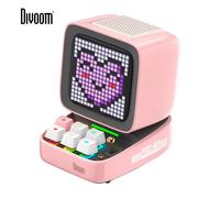 Divoom Ditoo-Pro Altavoz Mini Retro Pixel Art Bluetooth Reloj despertador portátil DIY Tablero de Ditoo-Pro Green