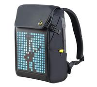 Divoom Pixoo Pixel Art Mochila Portátil Hombre, 15 Pulgadas Impermeable Mochila Mochila Portátil Señoras Daypack con 16X16 RGB Pantalla LED para Hombres Mujeres Escuela Trabajo Viajes