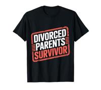 Divorced Parents Survivor Trauma de curación Infantil - Camiseta