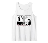 DIVORCIADO El Final de un Error Novia Novio Stick Figure Memes Camiseta sin Mangas