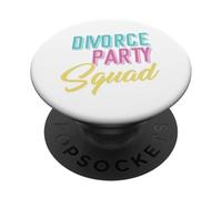 Divorciado Individual Novia Dos Celebración Fiesta Divorcio Abolición Separación Libertad Relación Objetivo Antiguo Esposo Amigo PopSockets PopGrip Adhesivo