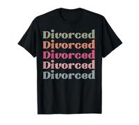 divorciados Hombres Mujeres Adjetivos Favoritos Divertido Atrevido Divertido Palabra Camiseta