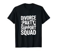Divorcio Partido Apoyo Escuadrón Celebración Divertida Camiseta