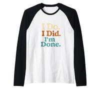 Divorcio Retro Groovy Camiseta Manga Raglan