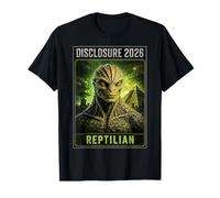 DIVULGACIÓN EXtranjera 2026 - Reptilianos, Lagarto Humanoide Aliens Camiseta