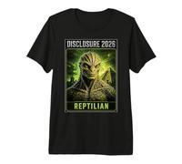 DIVULGACIÓN EXtranjera 2026 - Reptilianos, Lagarto Humanoide Aliens Camiseta Premium