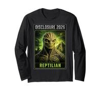 DIVULGACIÓN EXtranjera 2026 - Reptilianos, Lagarto Humanoide Aliens Manga Larga