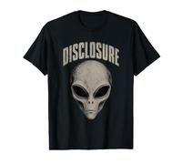 Divulgación Gray Alien Conspiración OVNI Secretos del Gobierno Camiseta gráfica económica
