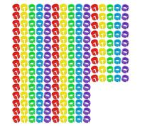 divuukyi 200 anillos de pie de pájaro de colores surtidos para identificar especies para anillos de entrenamiento de mosca de 8 mm para bantamos, codorniz, agapornis, clip de apertura