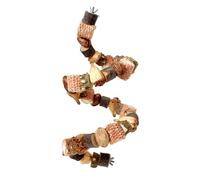 divuukyi Juguete masticable para mascotas, bloques de mazorca de maíz natural para cacatúa, cacatúas, cacatúas, juguete de molienda de dientes para jaula de pájaros