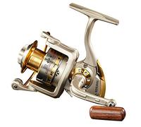 Diwa Carretes de Pesca giratorios para Agua Salada Agua Dulce 1000 2000 3000 4000 5000 6000 Trucha Intercambiable Izquierda/Derecha Carrete Giratorio Carpa Carrete de Pesca Ligero y Suave (1000)