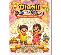 Diwali Fun & Colors: Diwali Coloring Book for Kids Ages 4-8