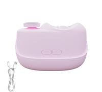 diwedaso Cuidado profesional de uñas fácil con este cortaúñas eléctrico 3 en 1 con luz LED. Cortaúñas eléctrico automático 3 en 1 con función de pulido. Equipado con luces LED, rosa