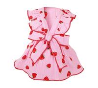 diwedaso Lindo Vestido de Verano para Perros, Elegante Vestido para Mascotas, cómodo, sin Mangas, para Fiestas, Actividades al Aire Libre y oportunidades para