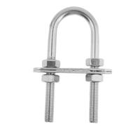 diwedaso Tornillo en U de Acero Inoxidable para Barco, fácil de Usar, con Ojo de popa y Proa, fiable, Duradero y con máxima Resistencia a la corrosión.