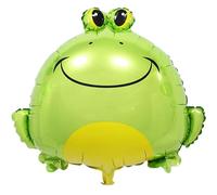 DIWULI Lindo Globo de la Rana, Sapo Animal Globo Verde de la Rana rey de la Lámina, los Niños de Cumpleaños Niño Niña, Fiesta Temática, la Decoración