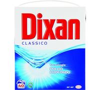 Dixan Clásico limpio profundo; detergente en polvo para eliminar las manchas persistentes; Detergente lavadora en formato de 40 lavados; 2; 4 kg
