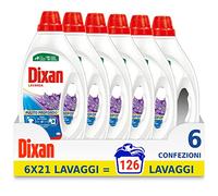 Dixan Detergente Lavadora Líquido Lavanda, Paquete de 126 lavados