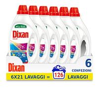 Dixan Detergente para lavadora líquido Color, paquete de 126 lavados