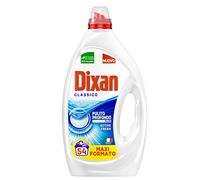 Dixan Detersivo Liquido Classico Pulito Profondo, Contro le Macchie Più Ostinate, in Maxi Formato da 108 Lavaggi (Due Confezioni da 54)