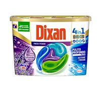 Dixan Discs Frescor di Lavanda, Detergente preformado en cápsulas 4 en 1, limpieza profunda, 36 lavados - 1 x 900 g