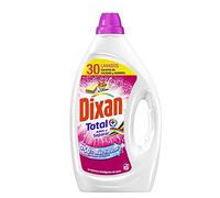 Dixan Gel Adiós al Separar Total 3+1, Detergente Líquido para Lavadora 30 lavados, jabón líquido para la ropa de color, Limpieza, luminosidad y frescor