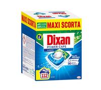 Dixan Powercaps - Detergente para lavadora predosificado en cápsulas, 2 paquetes de 56 lavados (112 lavados) - 1680 g