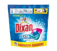 Dixan Trio Caps 4+1 Total, Detergente en Cápsulas para Lavadora (34 lavados), jabón para ropa blanca y clara, limpieza, luminosidad y frescor en un detergente