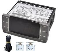Dixell XR02CX-5N0C1 230V / 50-60Hz Controlador de termostato digital Descongelación de ciclo apagado con 1 Sonda NTC para aplicaciones de refrigeración a temperatura normal