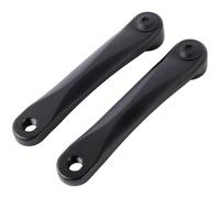 Dixhills 1 par de bielas de larga duración, brazo de manivela para bicicleta, biela de bicicleta para BMX Old School Cruiser Cyclocross Bike Mid Drive Motor MTB Bielas brazos