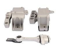 Dixhills Juego de 3 cojinetes de motor y cojinetes de engranajes, soporte de motor de repuesto para A3 8L1 1.8T 1996-2003 Toledo 1L 1M2 Leon 1M1 1999-2006 Golf IV número de pieza 1J0199262BF