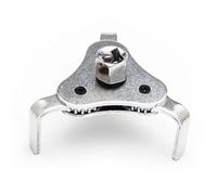 Dixhills Llave de filtro de aceite ajustable de 3 mandíbulas compatible con llave de filtro de aceite de 2 vías de 2-1/2 a 4-9/16 pulgadas para coches, camiones, tractores, motocicletas, llave de