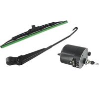 Dixhills Motor universal de limpiaparabrisas de 12 V con hoja de brazo compatible con tractor, barco de pesca, ATV, UTV de repuesto para 01287358 7731000001 0390506510