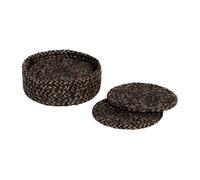 Dixie 6 Posavasos Ella Ø10.5 cm negro