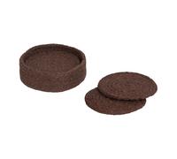 Dixie 6 Posavasos Ella Ø10.5 cm Pure brown