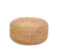 Dixie Asiento puf Lily Ø59 cm Natural. jacinto de agua. redondo