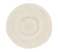 Dixie Braided Mantel individual Ø38 cm Ivory