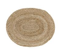Dixie Mantel individual Braided ovalado natural