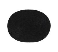 Dixie Mantel individual Elin ovalado Black