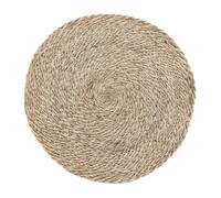 Dixie Mantel individual Elin twist Ø38 cm natural-gris